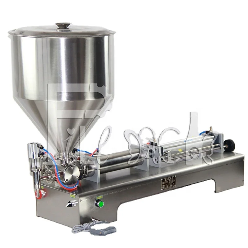 Semi-Automatic Honey Pneumatic Filling Machine/Equipment/Water/Liquid/Condensed Cans/Sauce Device