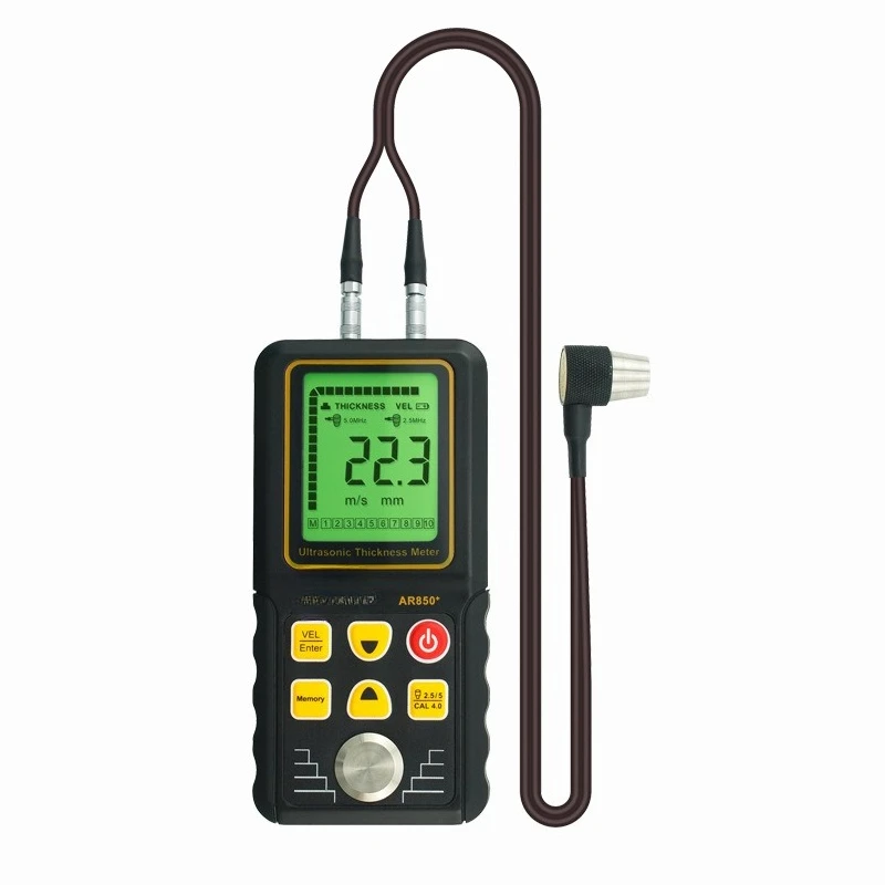 Metal thickness gauge for steel plates, glass, plastic, high precision