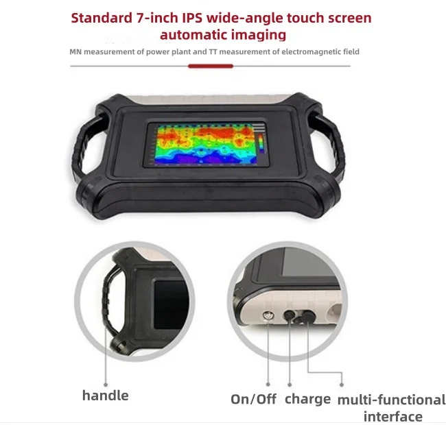 Máquina de detector de metais de ouro 3D de exploração mineral policial de profundidade de operação simples de 300 m