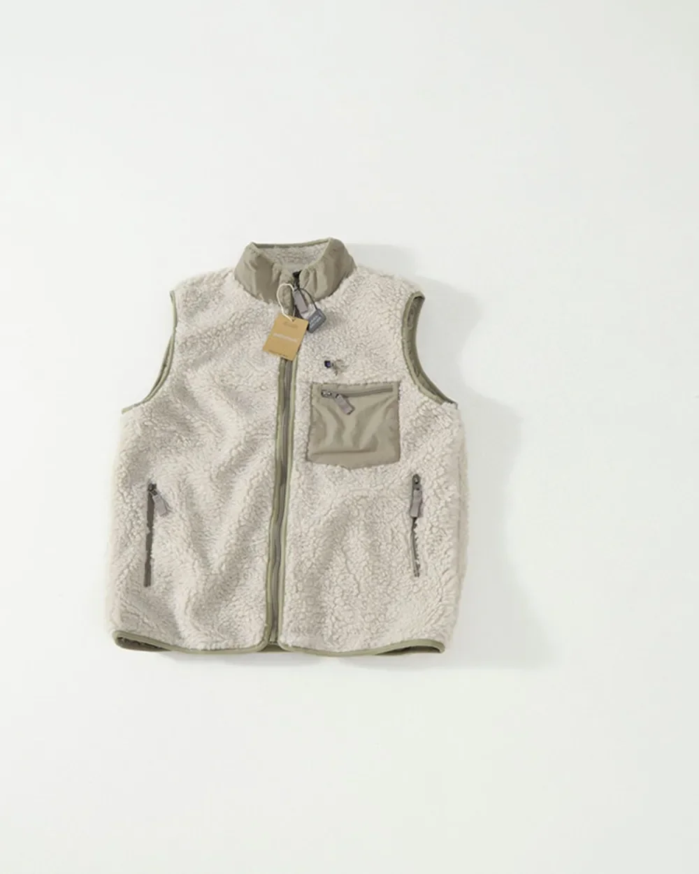 High-Quality Fashionable Men's and Women's Autumn Winter Outdoor Casual Particle Fleece Composite Taffeta Color Block Vest