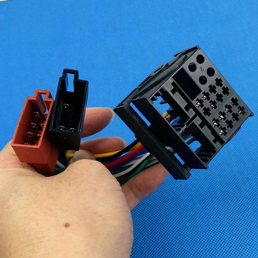 1 قطعة راديو السيارة ل ISO شاحن أنثي كابل ل RCD200 RCD300 RCD310 RCD510 سلك السيارة مهائي كابلات الملحقات