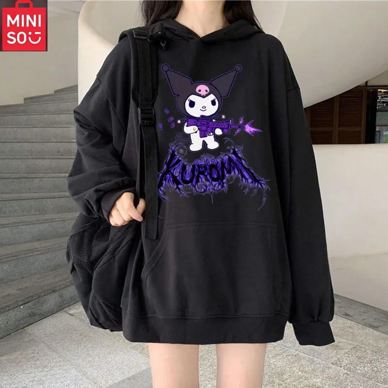 سترة موحدة Kulomijk على الطراز القوطي من MINISO سترة هاراجوكو كبيرة الحجم للطلاب #2