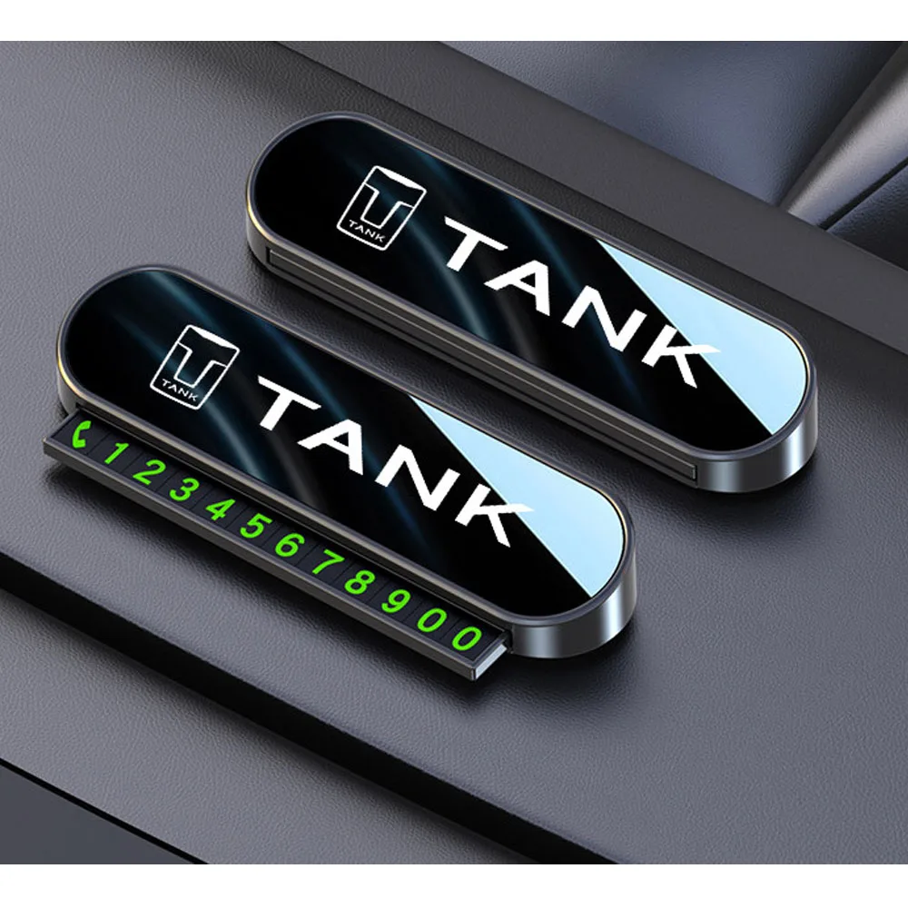 For GWM Tank 700 2026 Temporary Parking Number Plate Hidden Phone Card Concealed Dashboard Accessory Modification Accessories