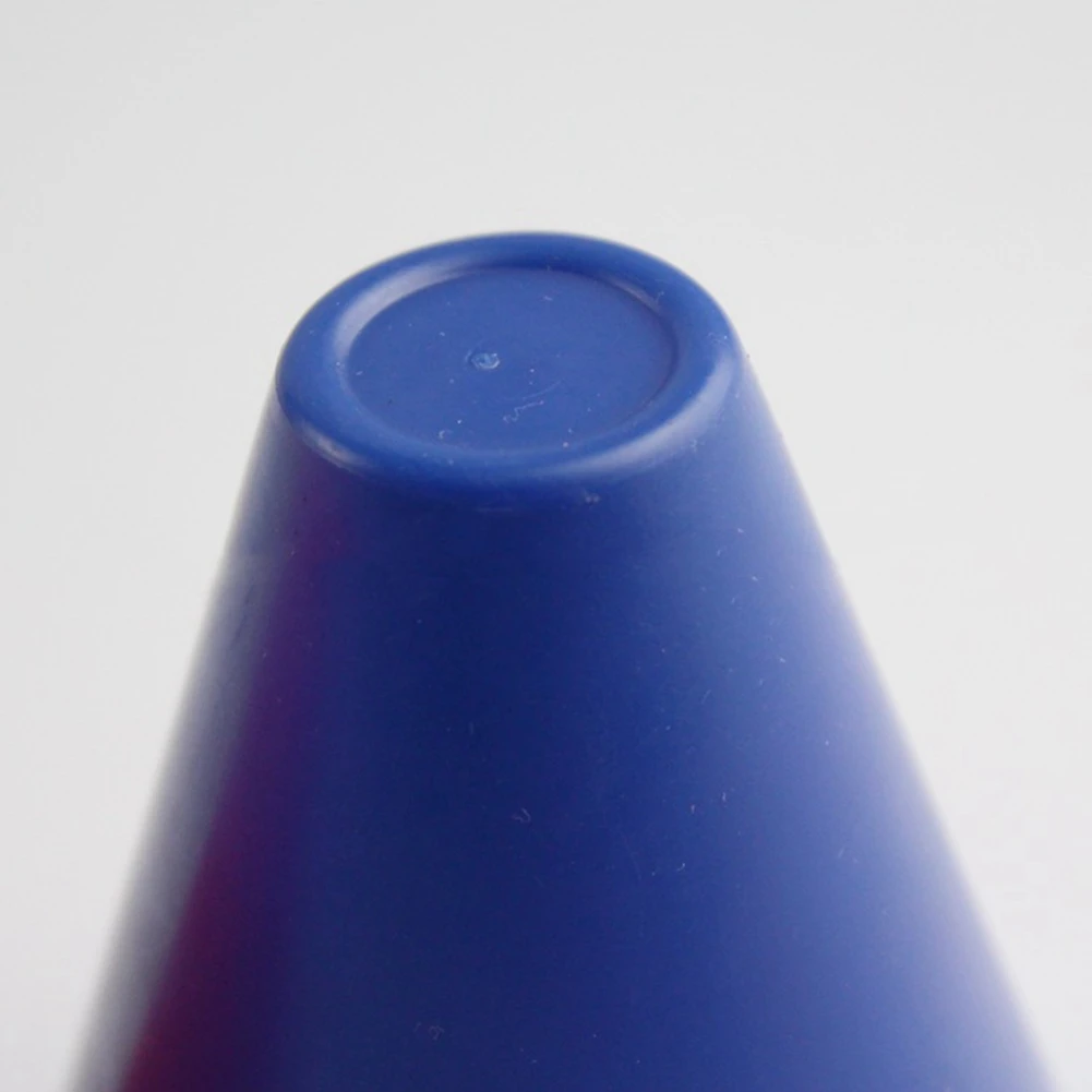 1PC 축구 스케이트 마크 배럴 축구 장애물 도로 콘 스포츠 훈련 장비(블루)