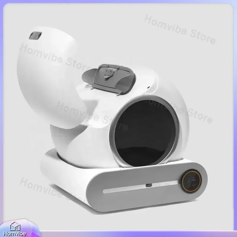 Automatic Self Cleaning Cat Litter Box Smart Toilet with App Control Remote Operation Intelligent Odor Control Large Capacity