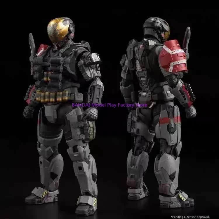 1/12 Scale Halo Action Figure - Emile-A239 Spartan-B312 Room Decoration Toy For Kids Christmas Gift Collectible Handmade Mode