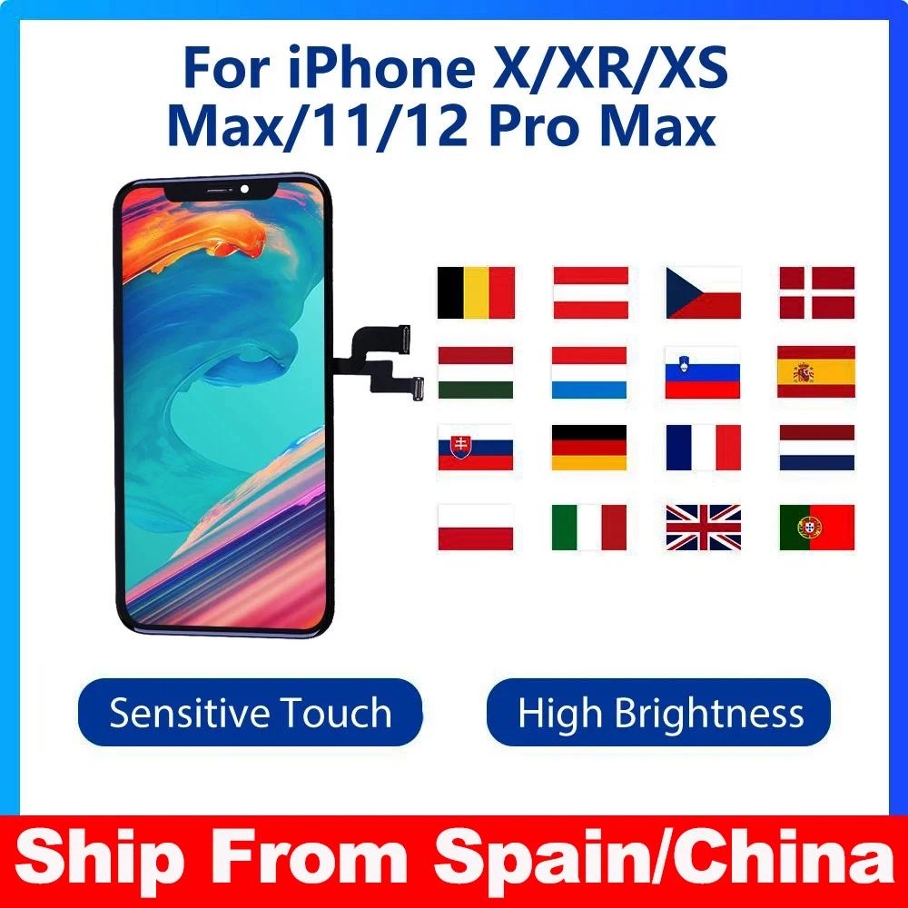 ¿Qué es una pantalla LCD de grado para iPhone X, XS Max, XR, 11, 12 Pro Max y cómo se compara con una OLED?