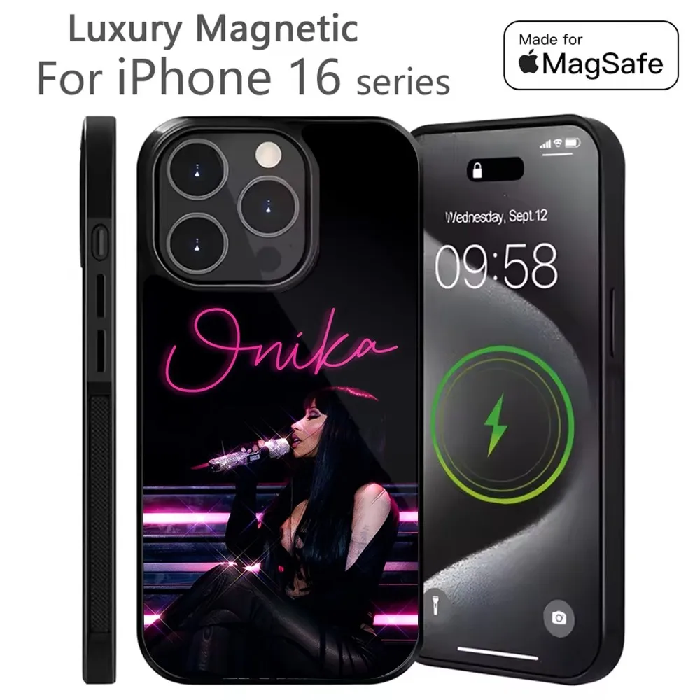 

N-Nicki Singer M-Minaj Phone Case For iPhone 16,15,14,13,12,11,Plus,Pro,Max Mini Magsafe Magnetic Wireless Charging