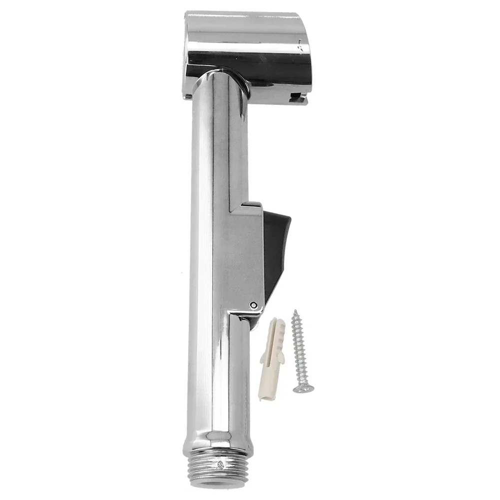 Hand Protable Bidet Sprayer Gun Holder Stainless Steel Handheld Bidet Faucet Home Bathroom Shower Head 1/2