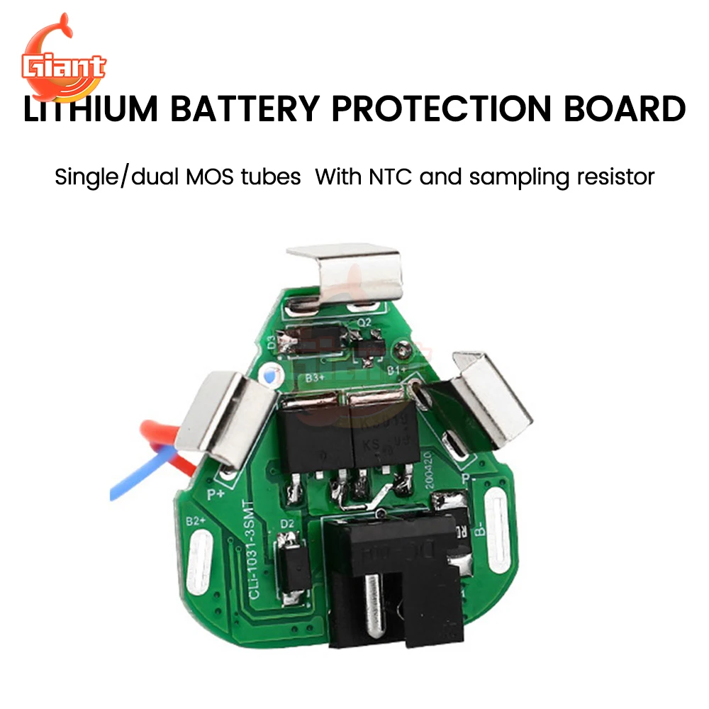 12.6V 3S Lithium Battery Protection Board Electric Drill Battery Pack Protection Board MOS Tube Battery Equalizer Circuit Board