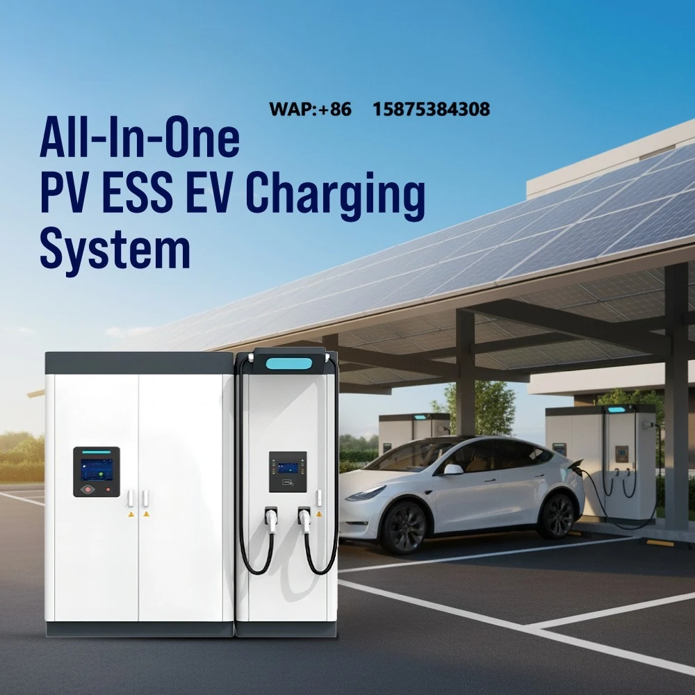 All-in-One 120kW Solar PV ESS EV Charging System with 261kWh Battery Storage for Commercial Parking Lot Station
