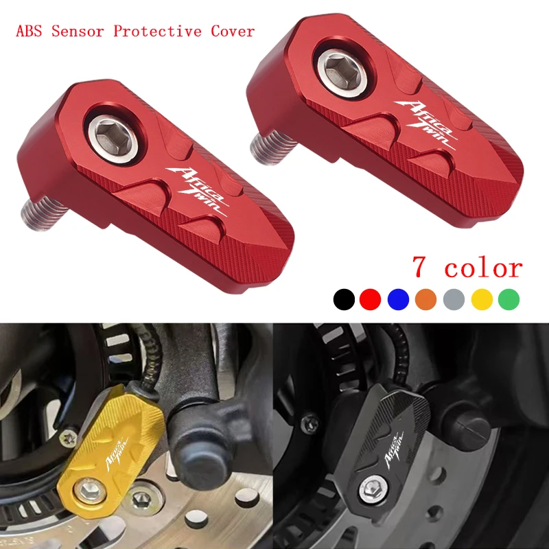 Image of Für HONDA Africa Twin CRF1000 CRF1000L CRF1100 Zubehör Motorrad CNC Vorder- und Hinterrad ABS-Sensor-Schutz