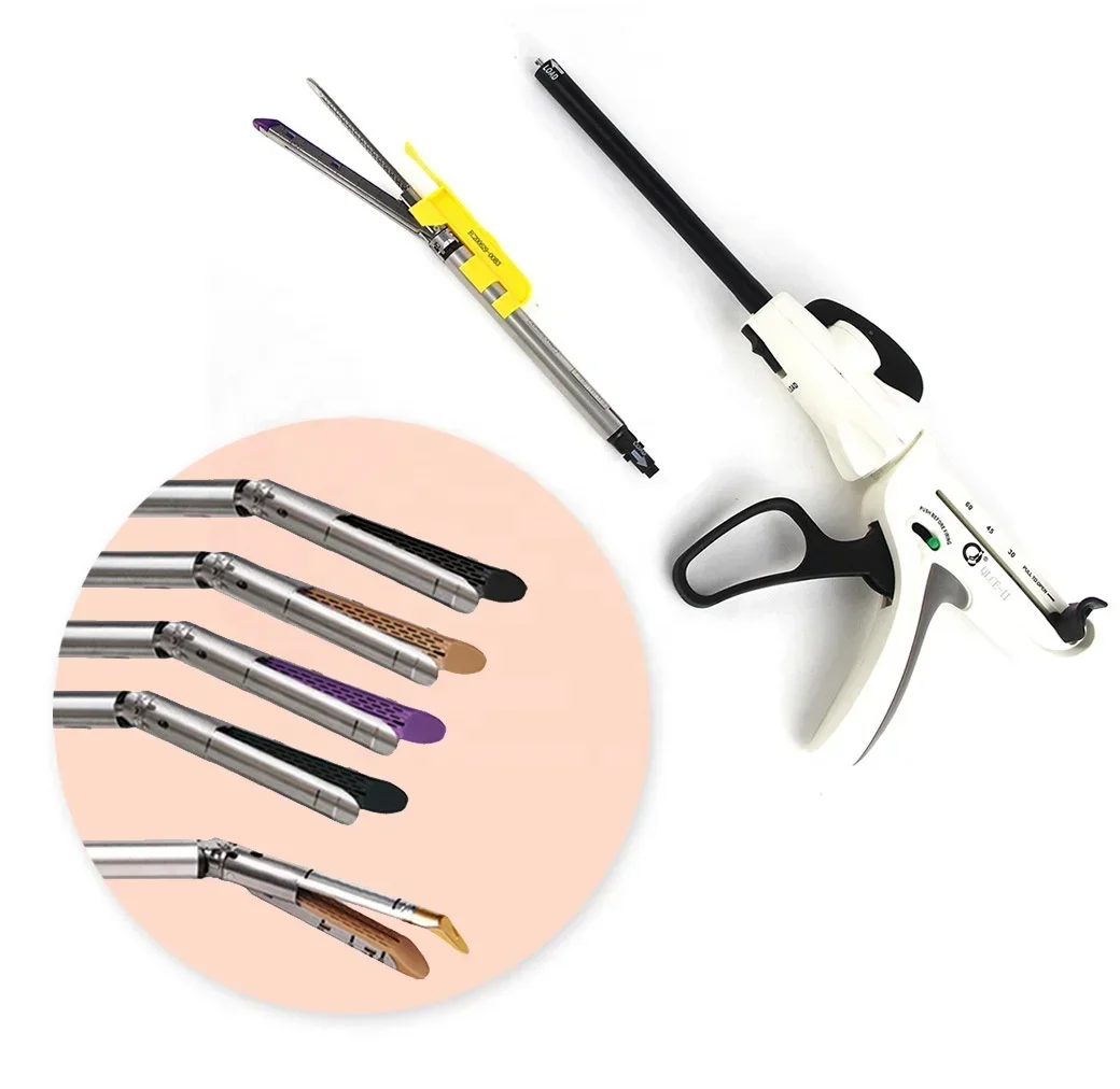 

Egia60amt Disposale Endoscopic Linear Cutter Stapler & Loading Units purple orange black