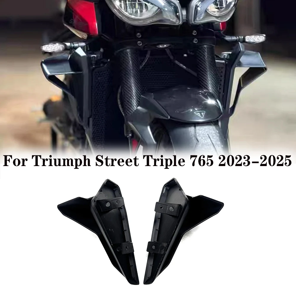 

Aerodynamic accessories Spoiler Side Fairing Wing For Triumph Street Triple 765 R RS 2023-2025 Motocycle Frame cover fairing