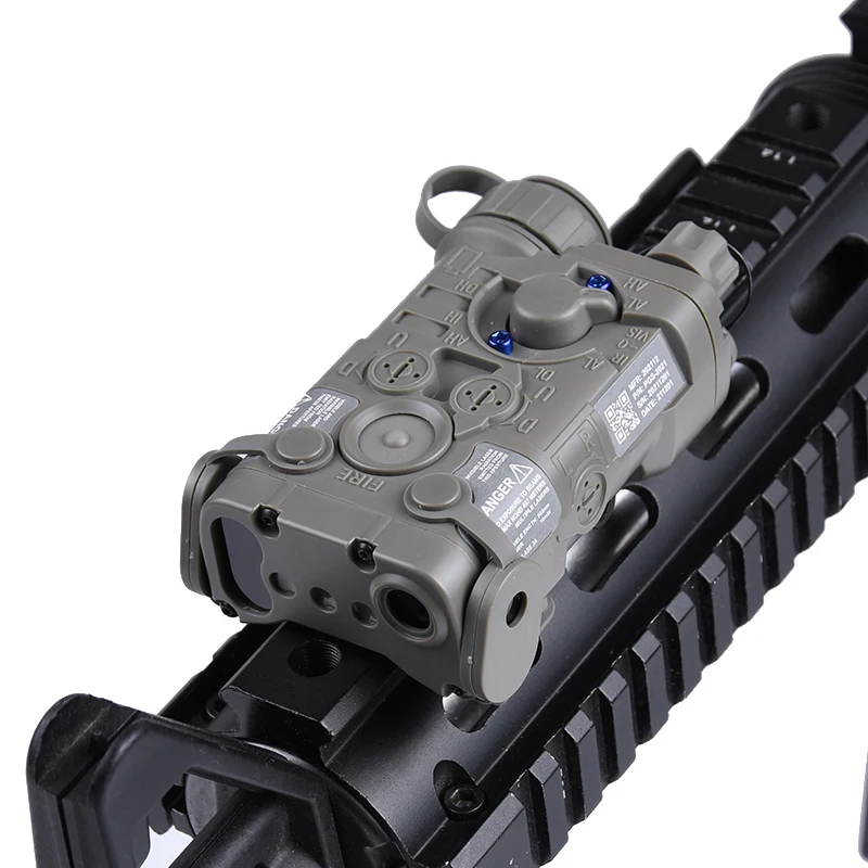 NGAL النايلون مؤشر الليزر مسدس لعبة صندوق الدمية نموذج الزخرفية الادسنس الصيد غير وظيفية محاكاة ل 20 مللي متر Picatinny السكك الحديدية