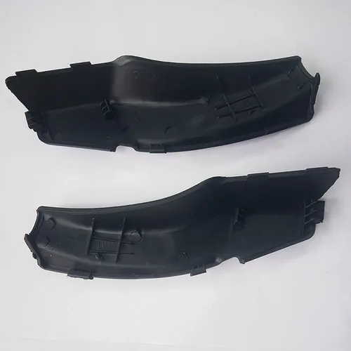 Cubierta embellecedora lateral para parabrisas delantero de coche, tapa envolvente, limpiaparabrisas embellecedor de esquina para Ssangyong Korando 2010 2011 2012 2013 2014 2015 2016