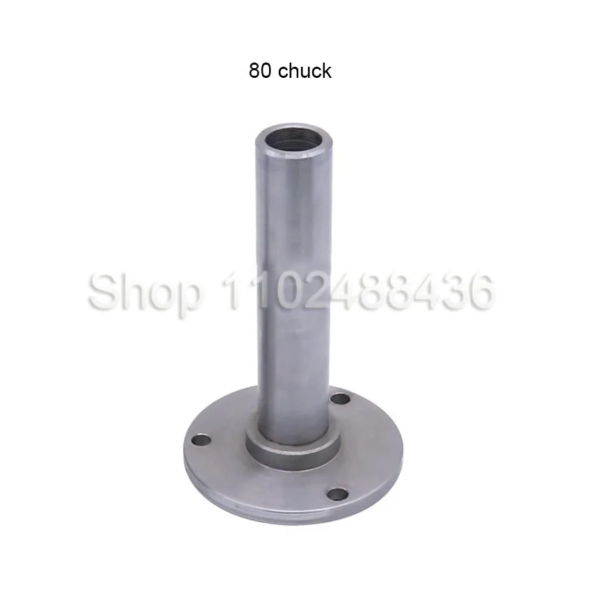 Spindle Shaft Diameter 25mm Through Hole 18mm/22mm Chuck Flange Back Plate Base Adapter 80mm/100mm