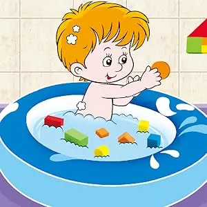 As Bath Blocks for Baby