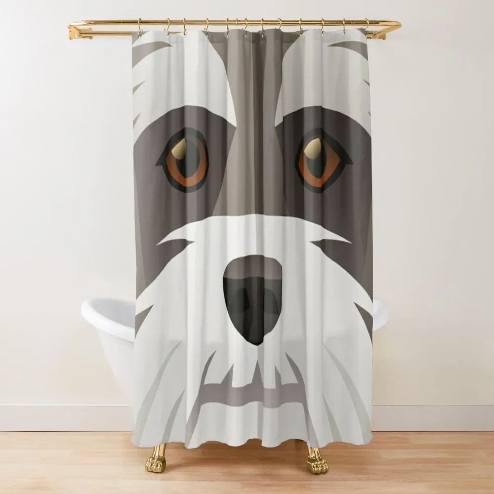 

Schnauzer Shower Curtain Bathroom Fabric Bathroom Showers Curtain