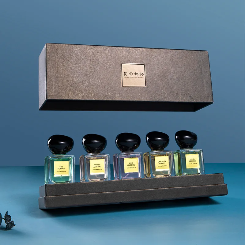 

25ml*5 Women's perfume five-piece set gift box set is a bestseller with long-lasting, light fragrance, fresh and natural scent.