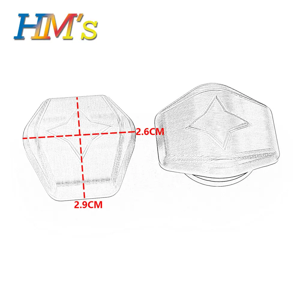 Compaitible With Lampretta X300 Motorcycle CNC Side Mirror Hole Plug Cover Rearview Mirror Adapter Cap Accessories