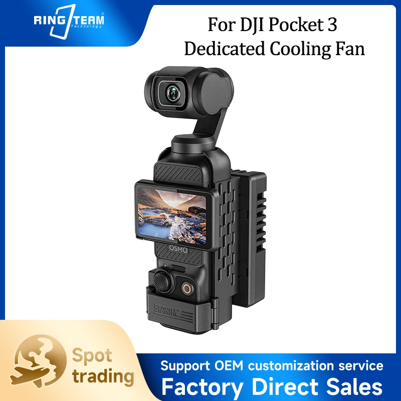Semiconductor Refrigeration Cooling Fan for DJI Osmo Pocket 3 TEC Chip Rapid Overheat Preventer Essential for 4K Video Capture