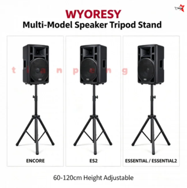 Support de Trépied WYORESY pour Enceintes JBL PARTYBOX ENCORE/ES2/ESSENTIAL/ESSENTIAL2 – Support Audio Anti-Chute pour Enceintes d'Extérieur