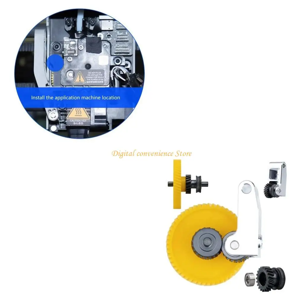 

97QA Helical Gear Coating Exender Gear Highly Precise for 3D Printer P1S X1C 3D Printers