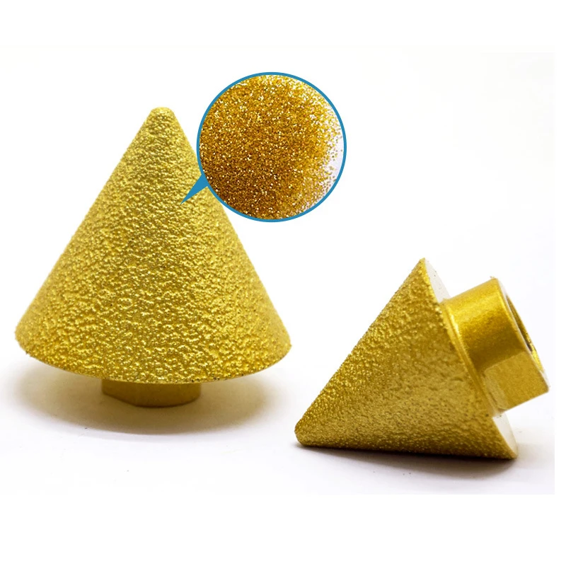 

M10/M14 Diamond Chamfer Bits 38/50mm Milling Tile Cutter Marble Concrete Hole Saw Masonry Drilling Tapered Engraving Cutting