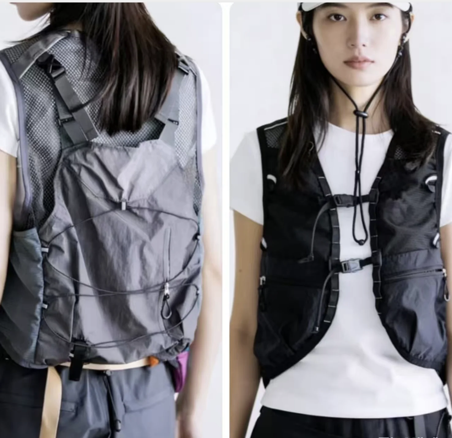 

Дизайн с цветовыми блоками и элементами пэчворка, многофункциональный жилет с интегрированным рюкзаком, модный горный стиль для велоспорта, новинка для мужчин и женщин.