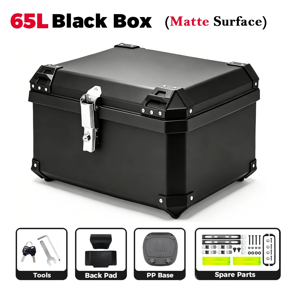45L/57L/65L Motorfiets Top Box Universele Opslag Helmen Staart Gevallen Voor Honda Voor Suzuki Voor YAMAHA voor BMW Staart Doos Achter Case