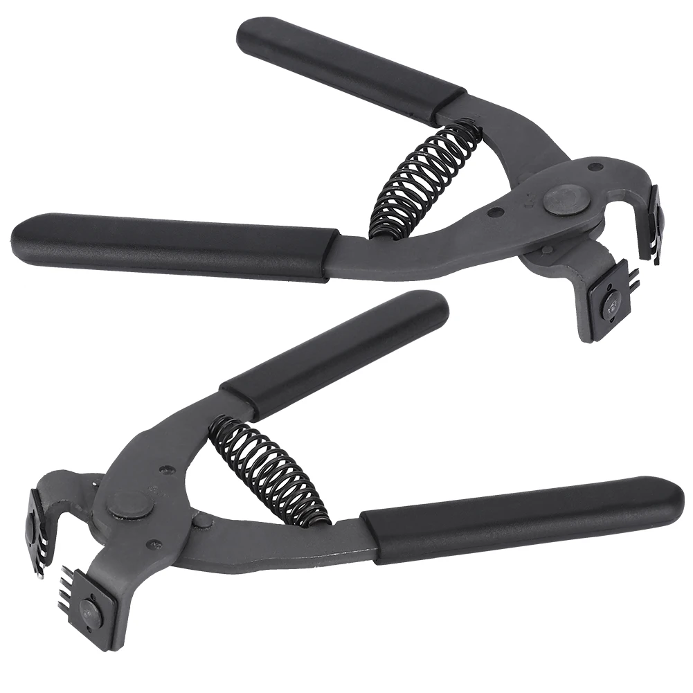 Pince silencieuse portative en acier au carbone de 17cm, outil de poinçonnage de trous d'artisanat du cuir de 4mm