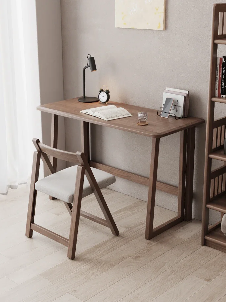 Digging solid wood folding desk computer desktop desk luxury modern minimalist home desk children's study desk