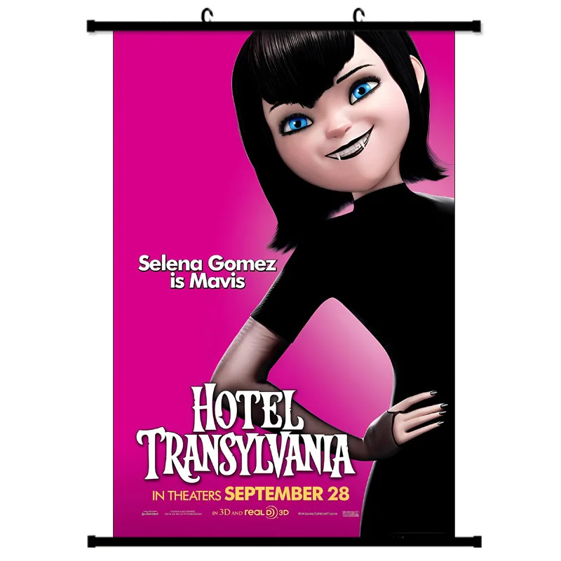 Nuovo Anime Hotel Transylvania Tela Appeso a parete Pittura Home Decor Anime Poster Wall Art Decorazione della stanza 40x60 CM
