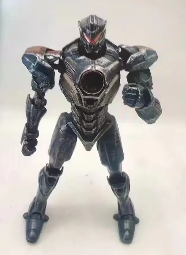 Bandai NECA Pacific Rim Movable Model Revenge Ranger Mecha Battle Damage Blue Version Figure Boxed Toys Gift Collection
