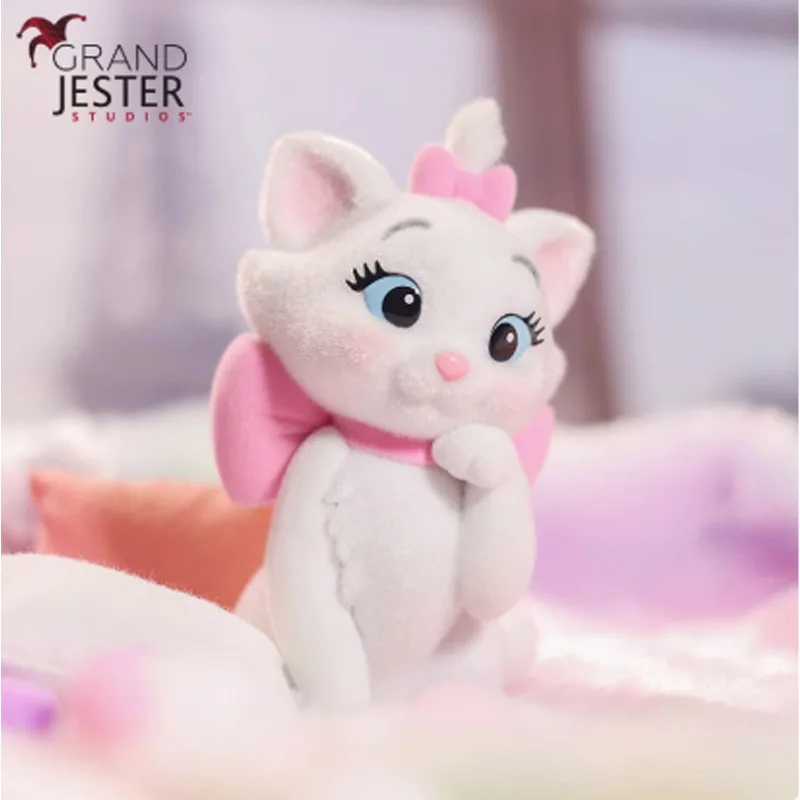 Disney original kit de garagem os aristogatos marie gato reunido marie gato anime figuras de ação brinquedos para meninos presente modelo ornamentos