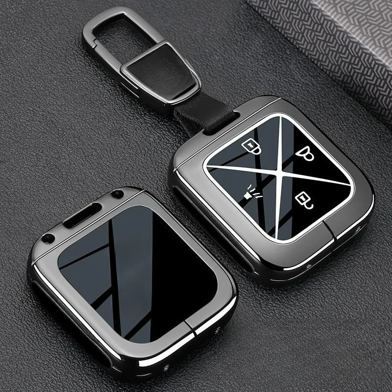 

For Buick E5 Bluetooth Solid Titanium Cube Key Protection Cover Car Modification Pro Edition Protective Shell Buckle