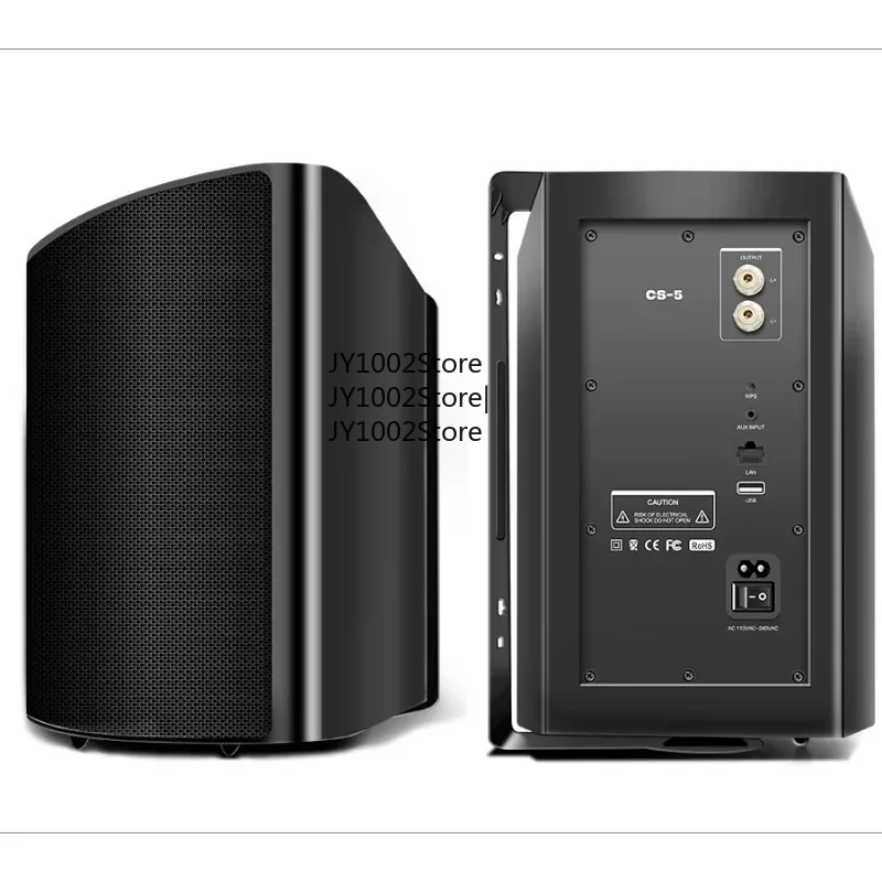 

Multiroom Active Wall Mounted Speakers Wireless Wifi5G Bluetooth5.4 with Audio Amplifier for Home Theater Systems Commercial Use