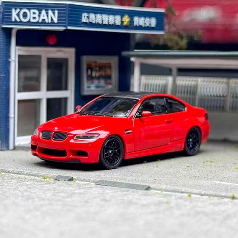 

МОДЕЛЬ FINE, литой под давлением сплав, масштаб 1:64, M3 E92, модель автомобиля, коллекция, демонстрационная игрушка, подарки, сувениры, украшение для бара