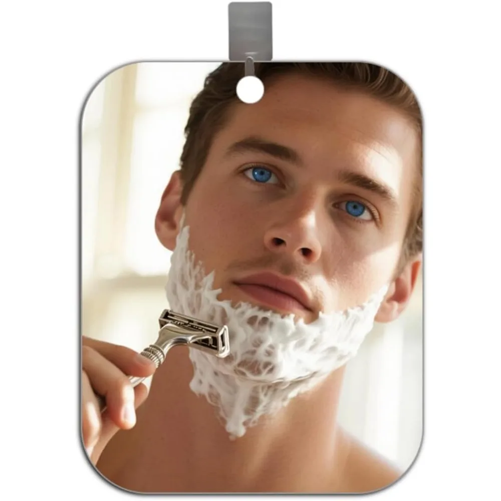 

Shower Mirror, Fogless for Shaving, Bathroom Accessories No Fog Shaving Mirror, 7"x5" Anti Fog, Shatterproof, Wall Mirrors