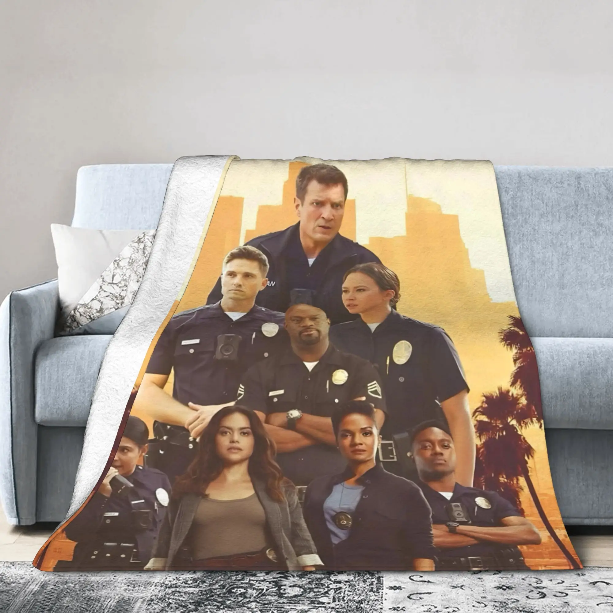 

Одеяло для телешоу Rookie, ультра-мягкое флисовое одеяло, новинка, подарки, пледы, постельные принадлежности, пледы