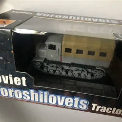 1/72 Finished Soviet Voroshilovets Tractor Tank Model Toy