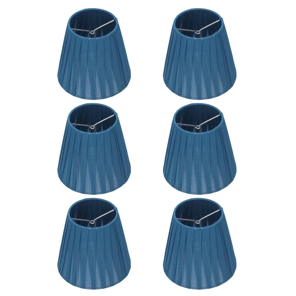 6pcs-clip-on-design-modern-simple-lampshade-fabric-lightweight-chandelier-lampshade-cloth-lampshade-chandelier-replacement