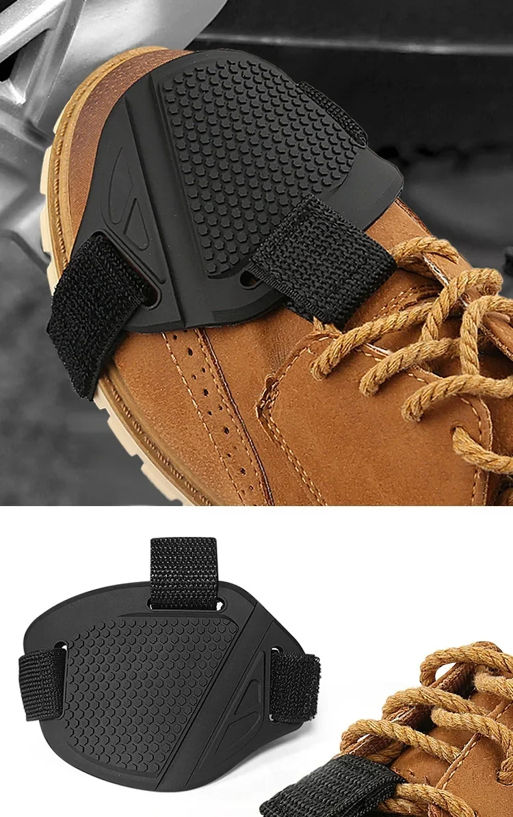 Rutschfester Gummi-Motorradschuh-Schutz, Schalthebel-Pad, Stiefelschutz, Verstellbarer Schutzüberzug, Passend für Motorrad-Zubehör – Detail 7