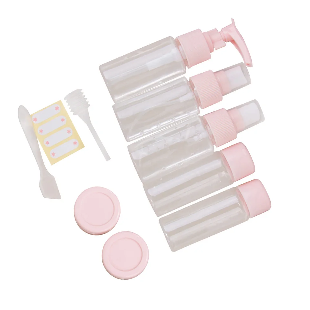 1Set Kosmetik Subverpackung Flasche Rosa Wiederverwendbare Nachfüllbare Reise Spray Flüssigkeit Container Spender Make-Up Zubehör