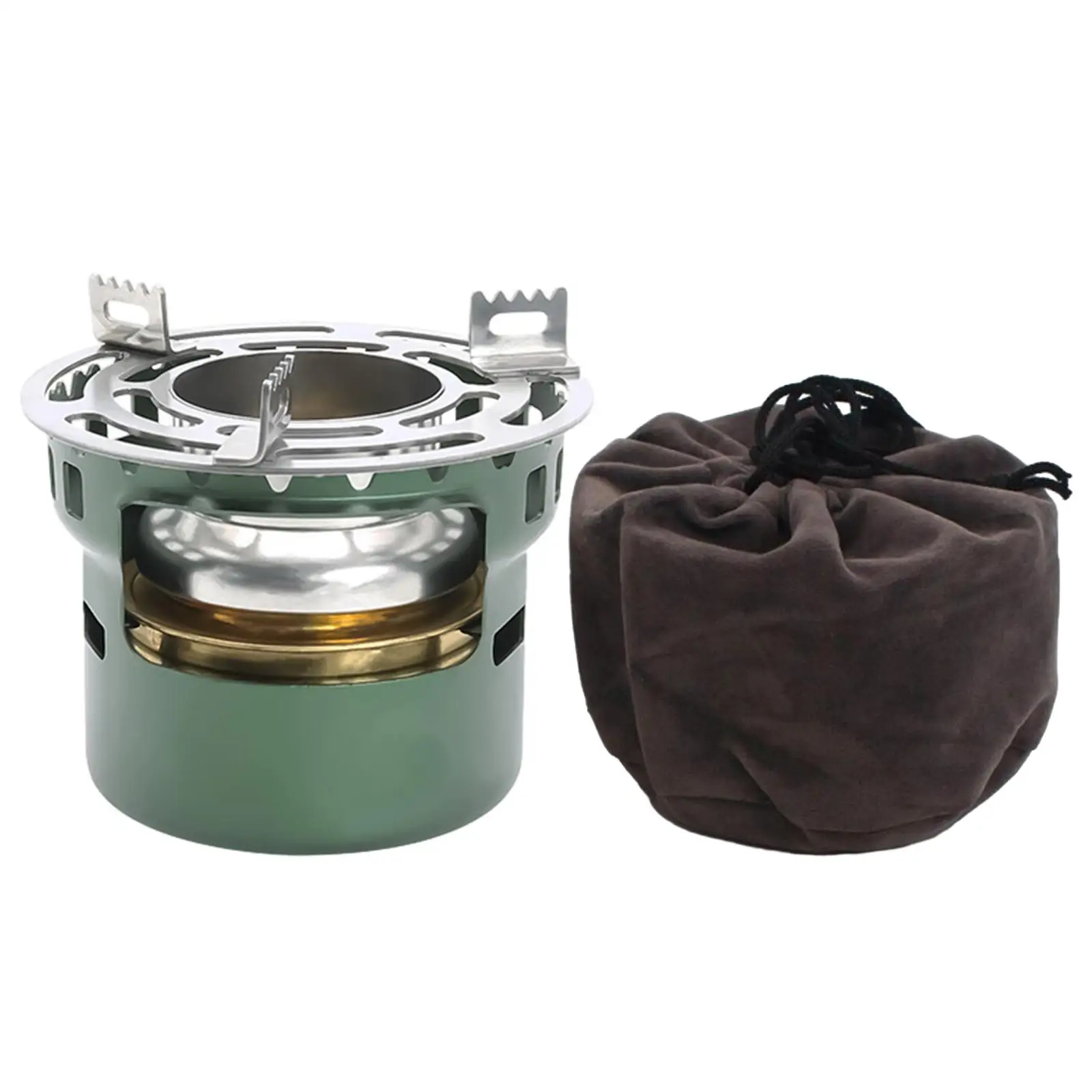 Alcohol Stove Sturdy Ultralight Alcohol Furnace with Pot Holder, Storage Bag