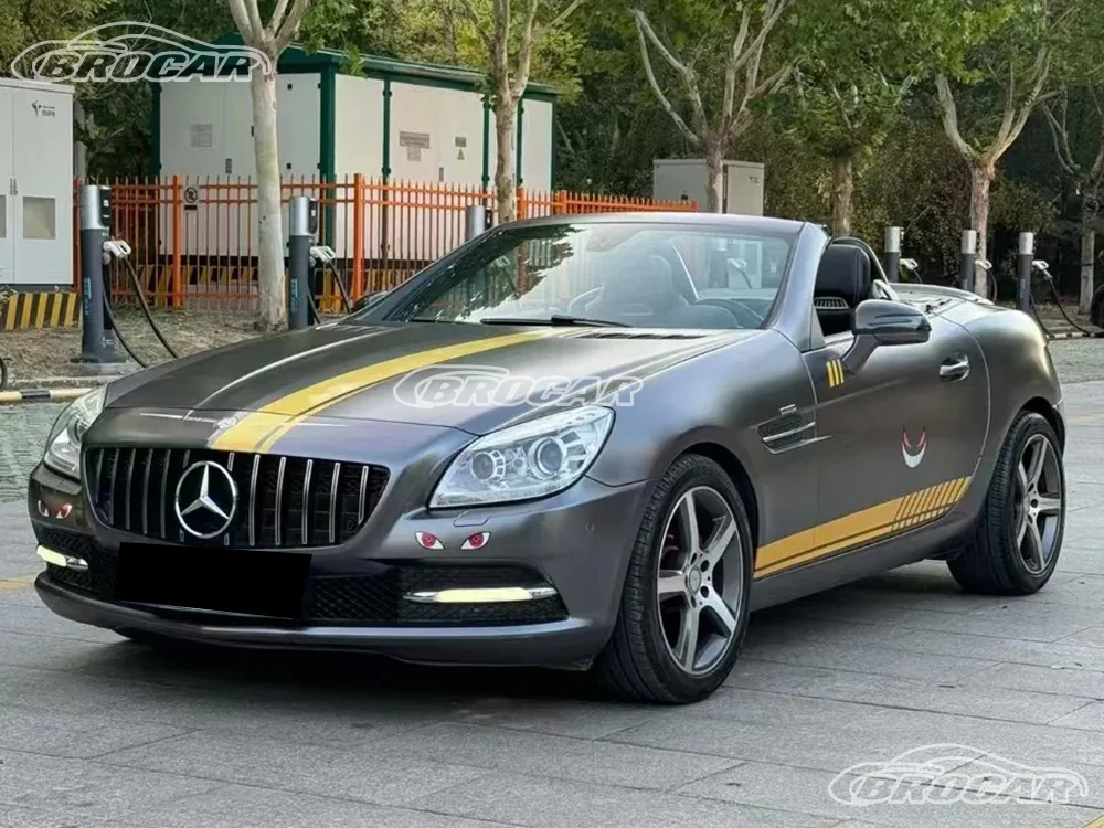 Für Mercedes Benz SLK-Klasse R172 R171 2004-2016 SLK350 300 280 200 R-Style Glänzend Schwarzer Heckspoiler Kofferraumflügel