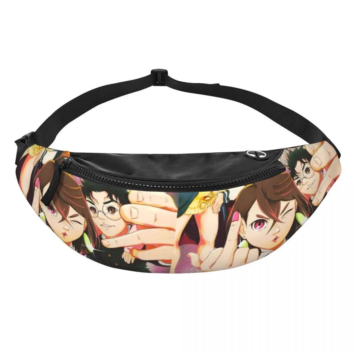 dandadan-cartoon-anime-manga-fanny-pack-homens-mulheres-crossbody-bolsa-de-cintura-ajustavel-viagem-correndo-bolsa-de-telefone