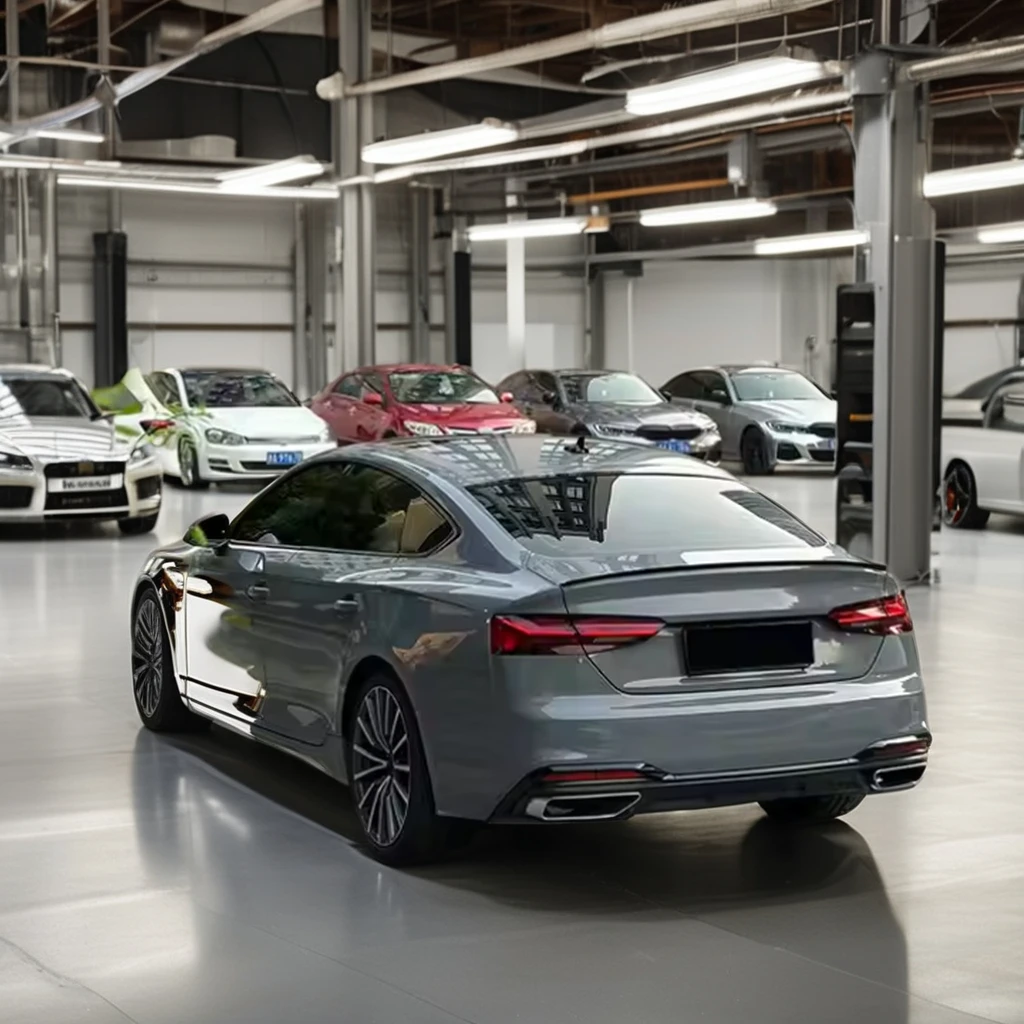 光沢のあるクリスタルナルドダークグレーPVCカービニールラップカラーチェンジフィルム、効果的な車体塗装保護用