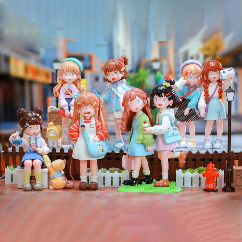 

Genuine Suki Myfriends Series Blind Box Intersting Mini Action Doll For Desktop Decoration Kids Trendy Special Gift